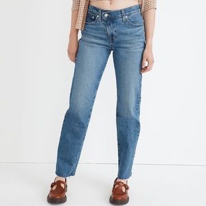 Madewell - perfect vintage straight jean: cross-tab edition - 28